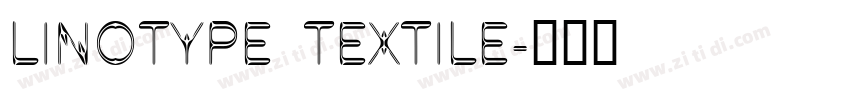 Linotype Textile字体转换